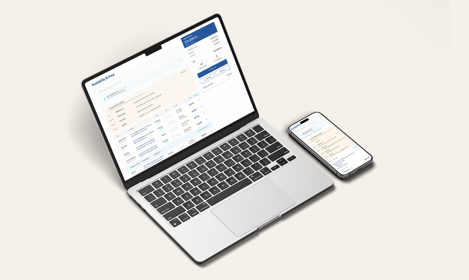 Price and availability project